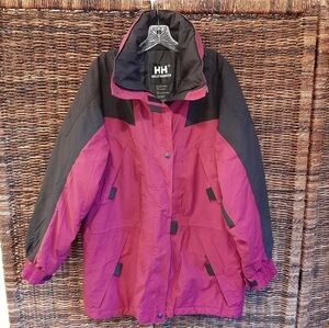 Helly Hansen Waterproof Breathable Tech Insulated Ski Coat Jacket Large Vintage